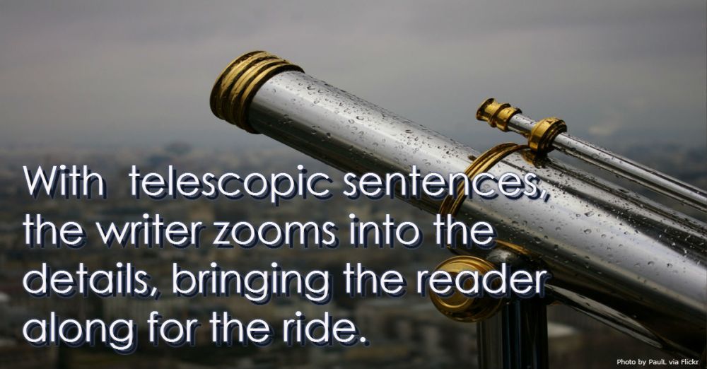 writing telescopic sentences